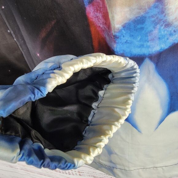 RIPNDIP MENS SIZE S GALAXY GYPSY ANORAK JACKET BLACK HOODED STARS CAT - Picture 14 of 15